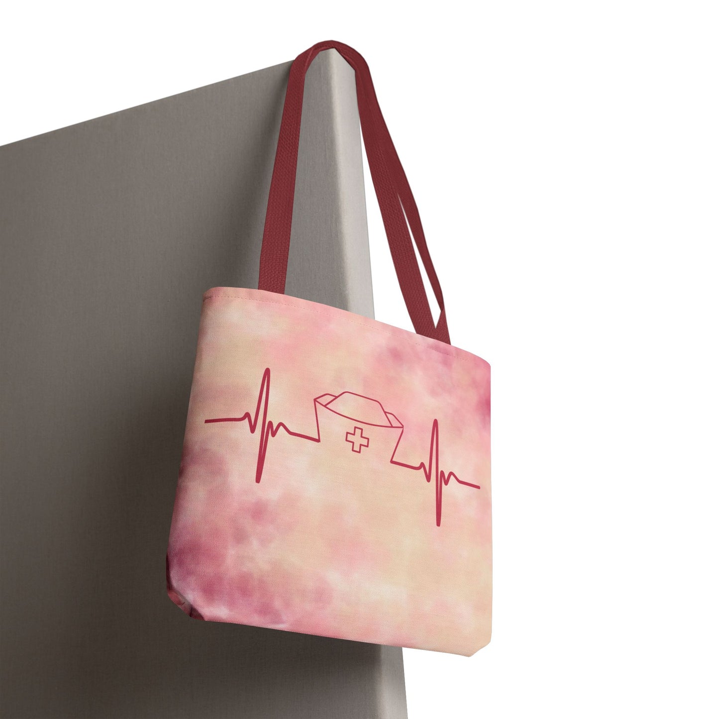 Nurse Heartbeat Tote Bag (AOP)