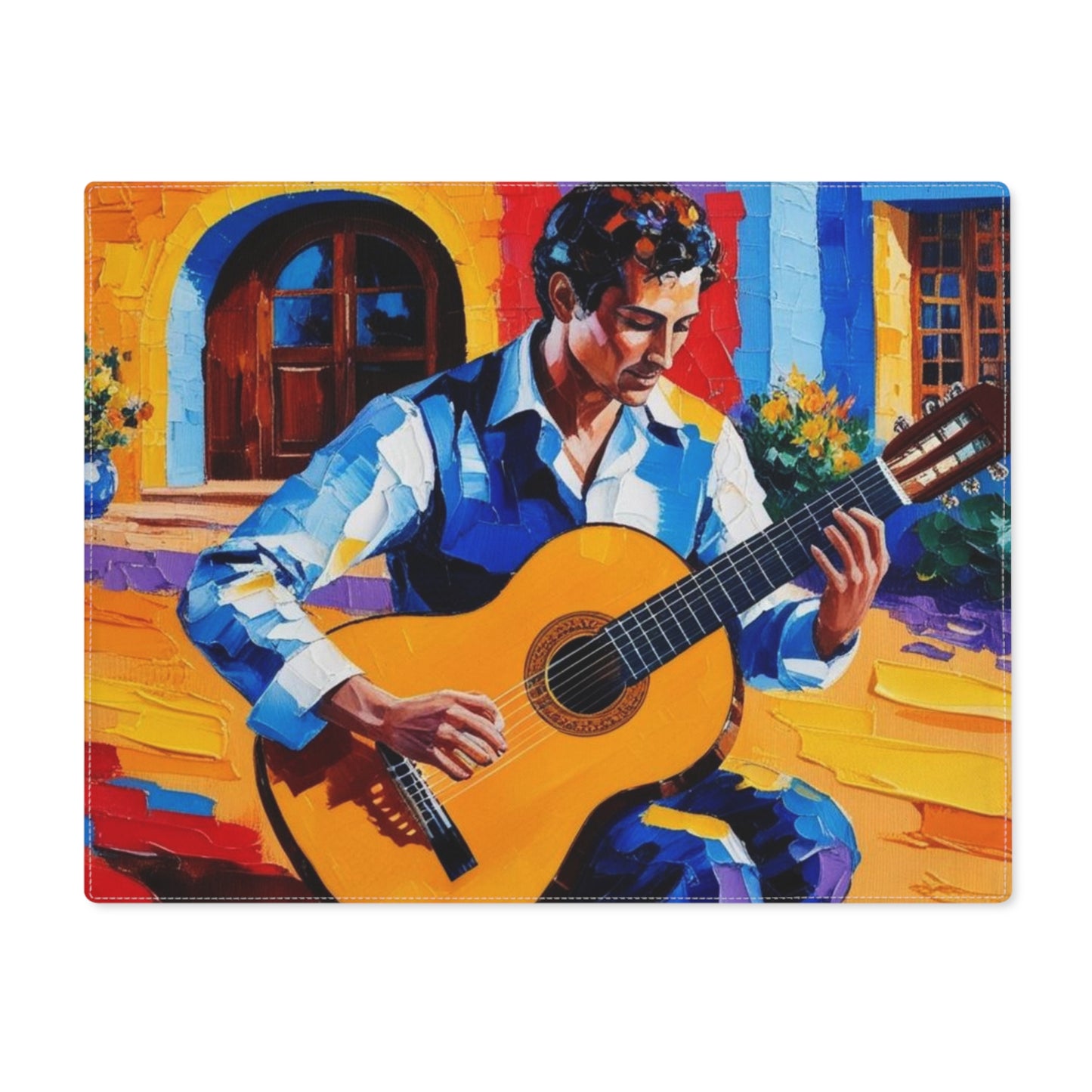 Spanish Guitar Placemat, 1pc