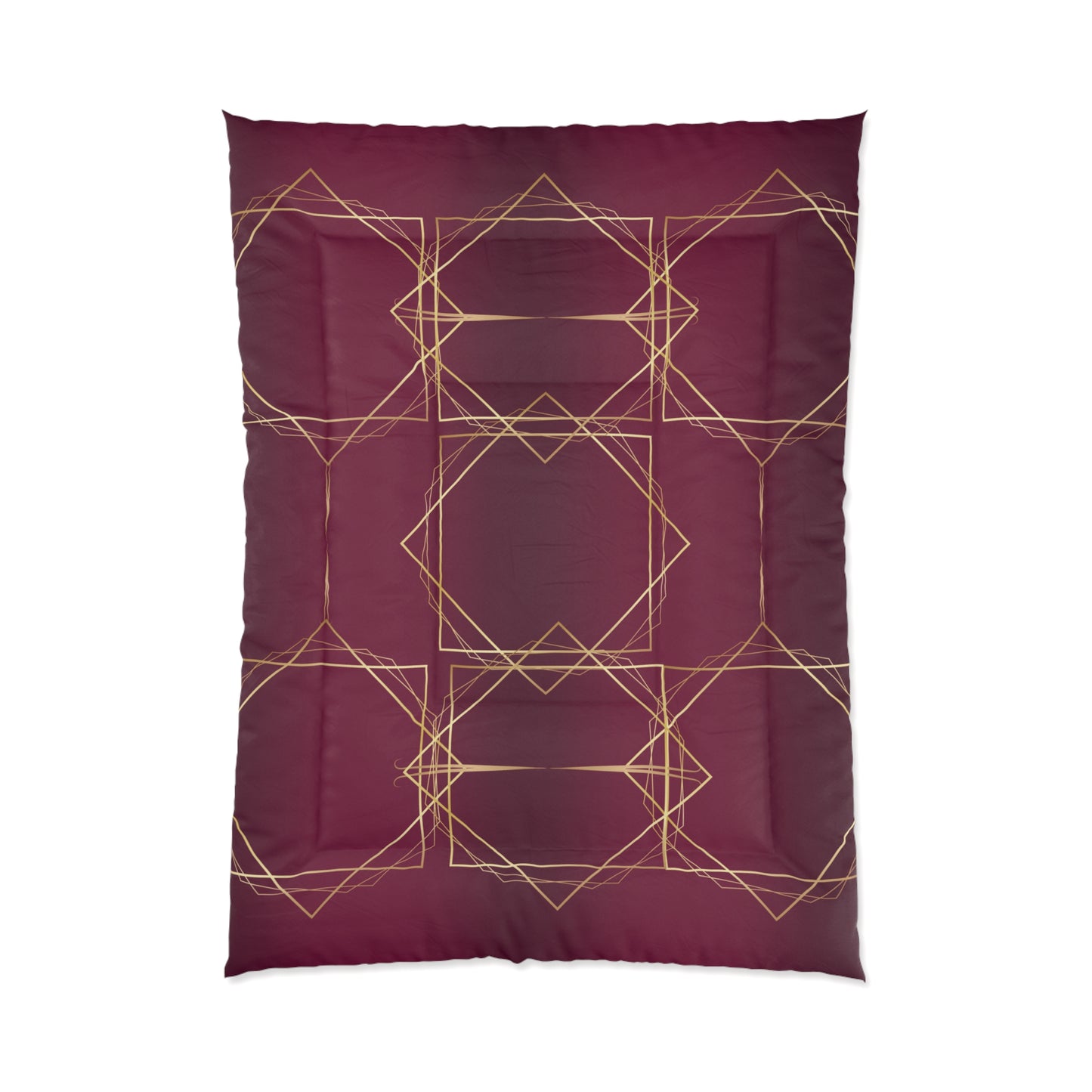 Gilded Elegance (Burgundy) Comforter