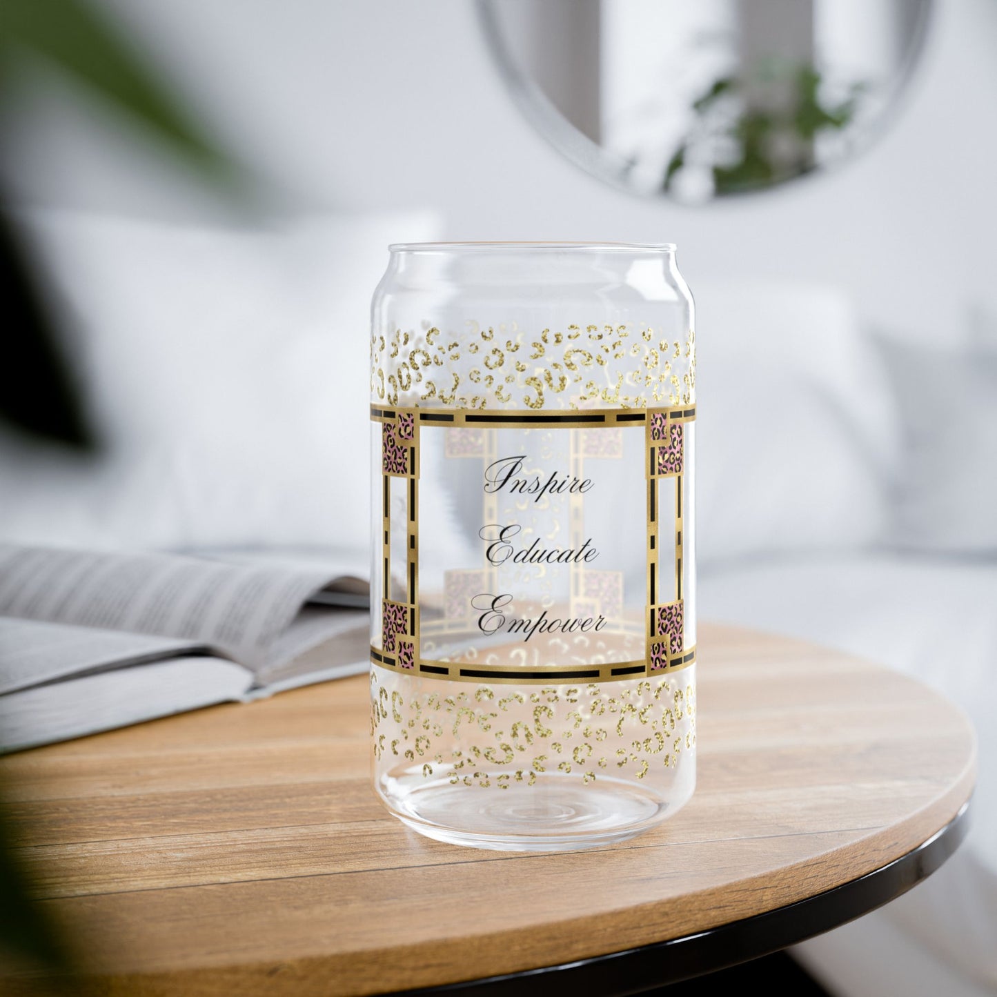Inspire & Educate Sipper Glass, 16oz