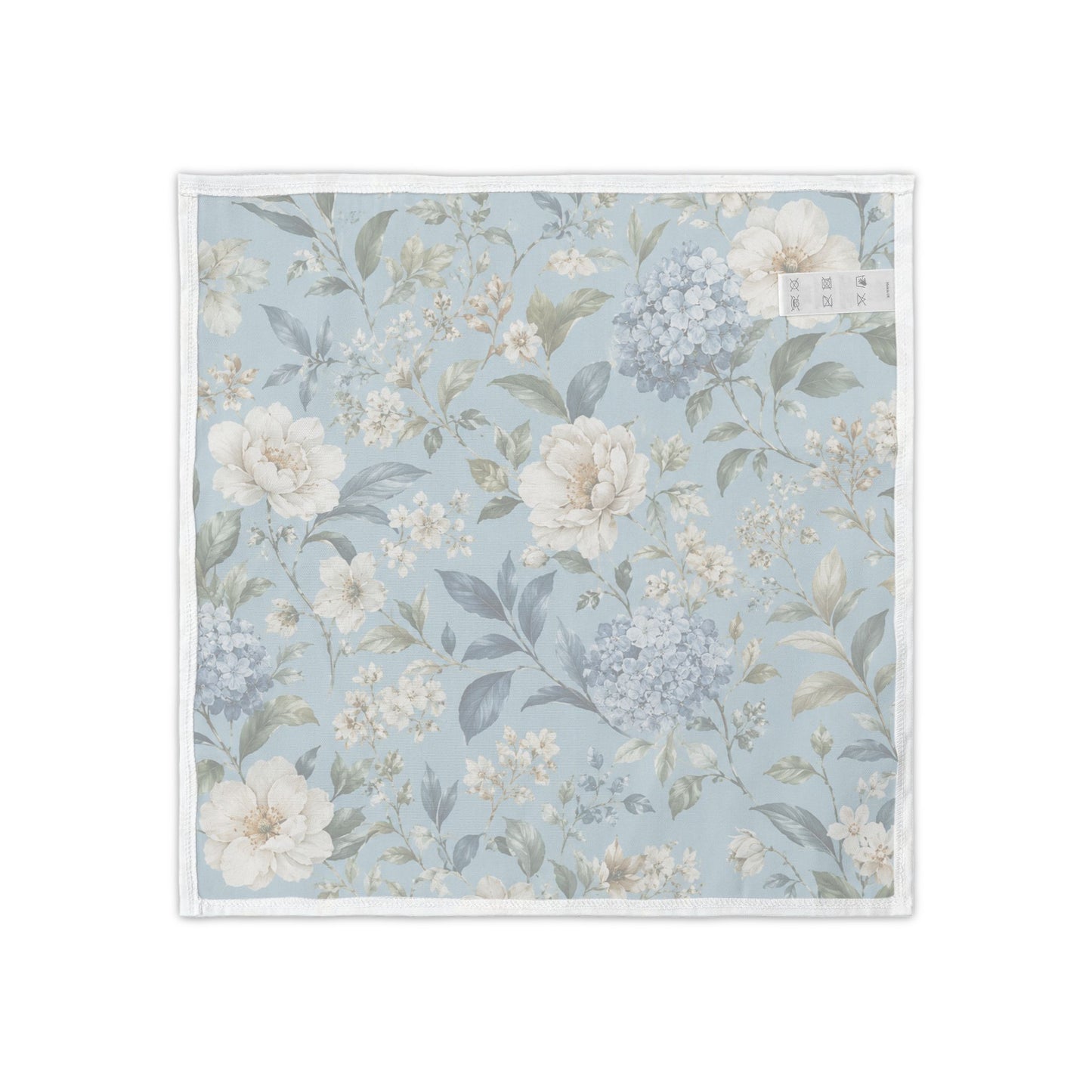 Blue Vintage Hydrangea & Peony Dinner Napkins (Set of 4)