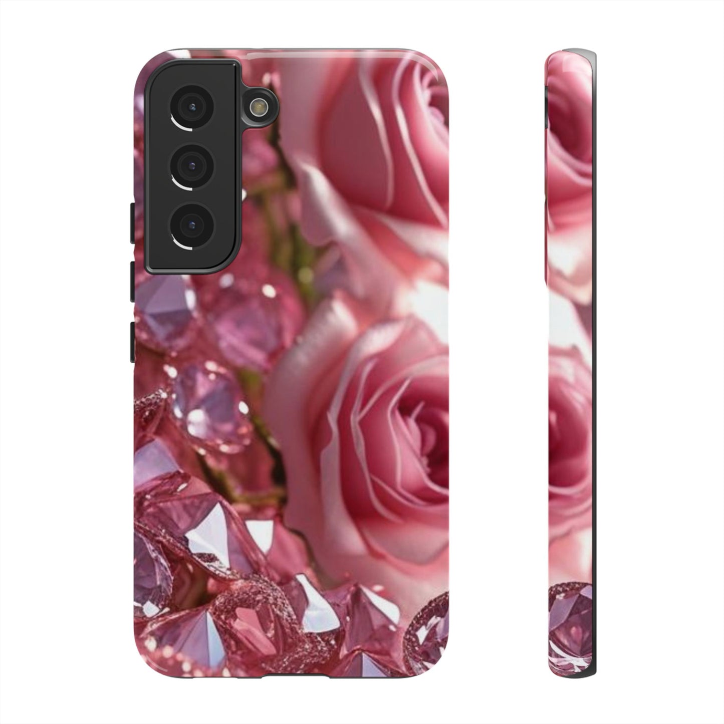 Pink Diamonds & Petals Tough Cases