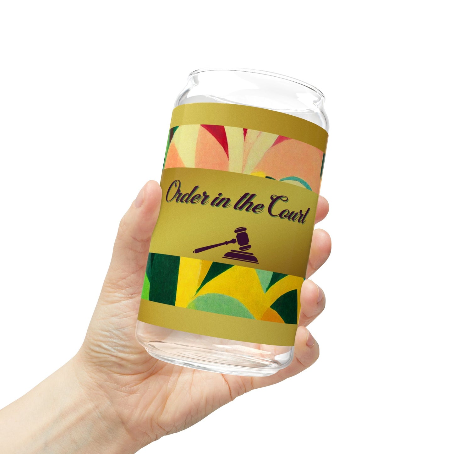 Order in the Court Sipper Glass, 16oz