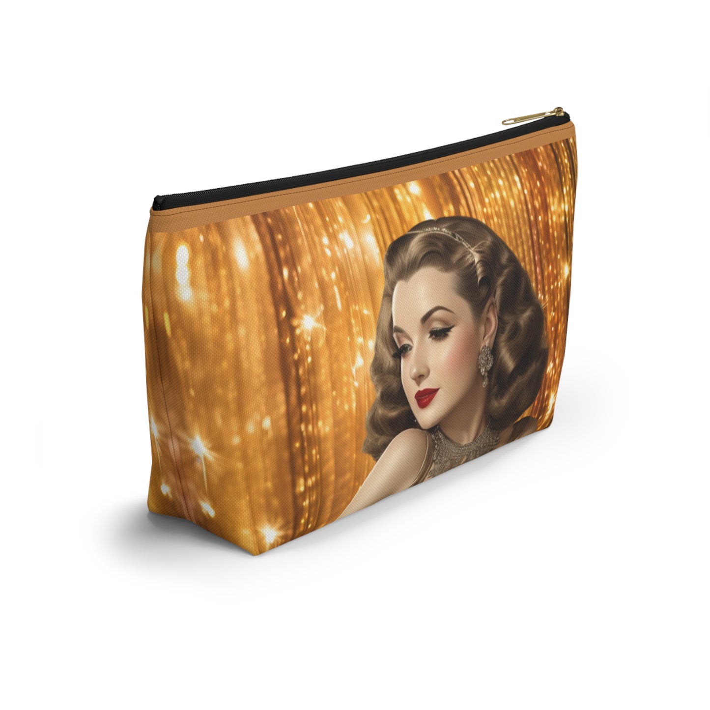 Retro Glam Girl "Ingrid" Accessory Pouch w T-bottom