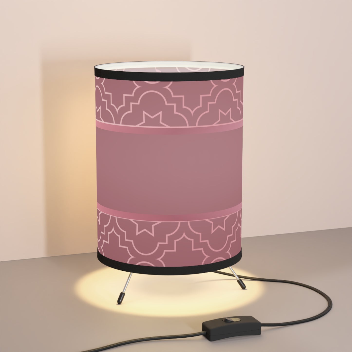 Blush of Rose Tripod Lamp