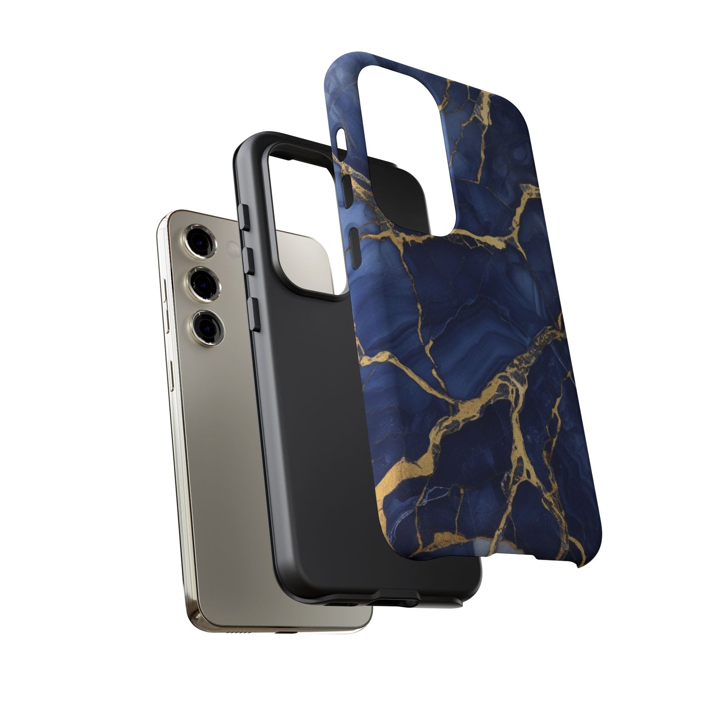 Indigo Marble Tough Cases