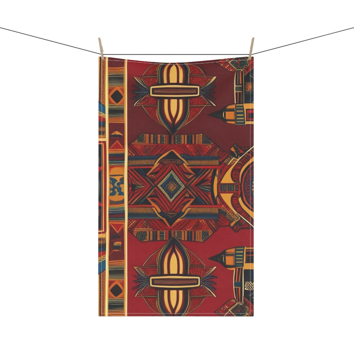African Canvas 1 Tea Towels (cotton, poly)