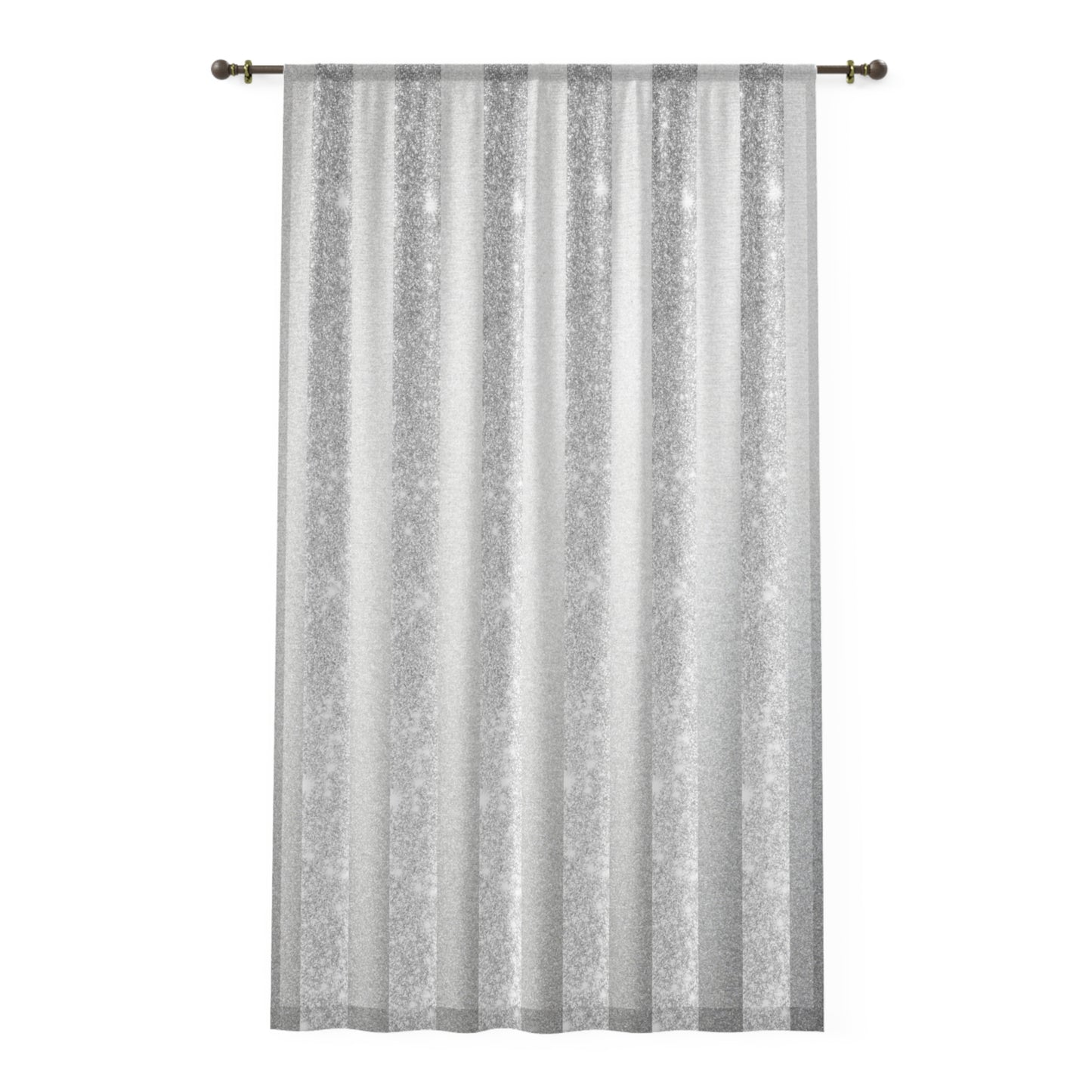 Stardust Gray Sheer Window Curtain