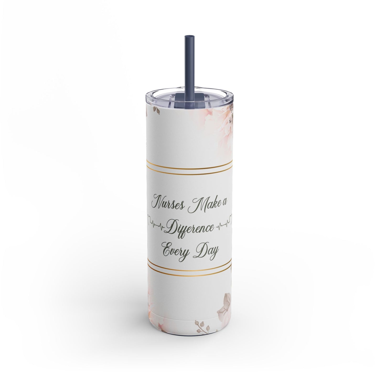 Nurses Make a Difference Maars Maker Skinny Matte Tumbler, 20oz