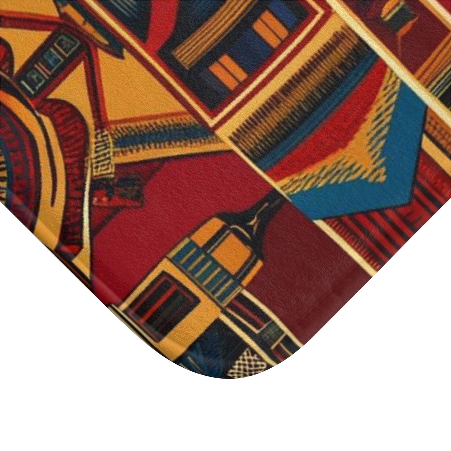 African Canvas Bathmat