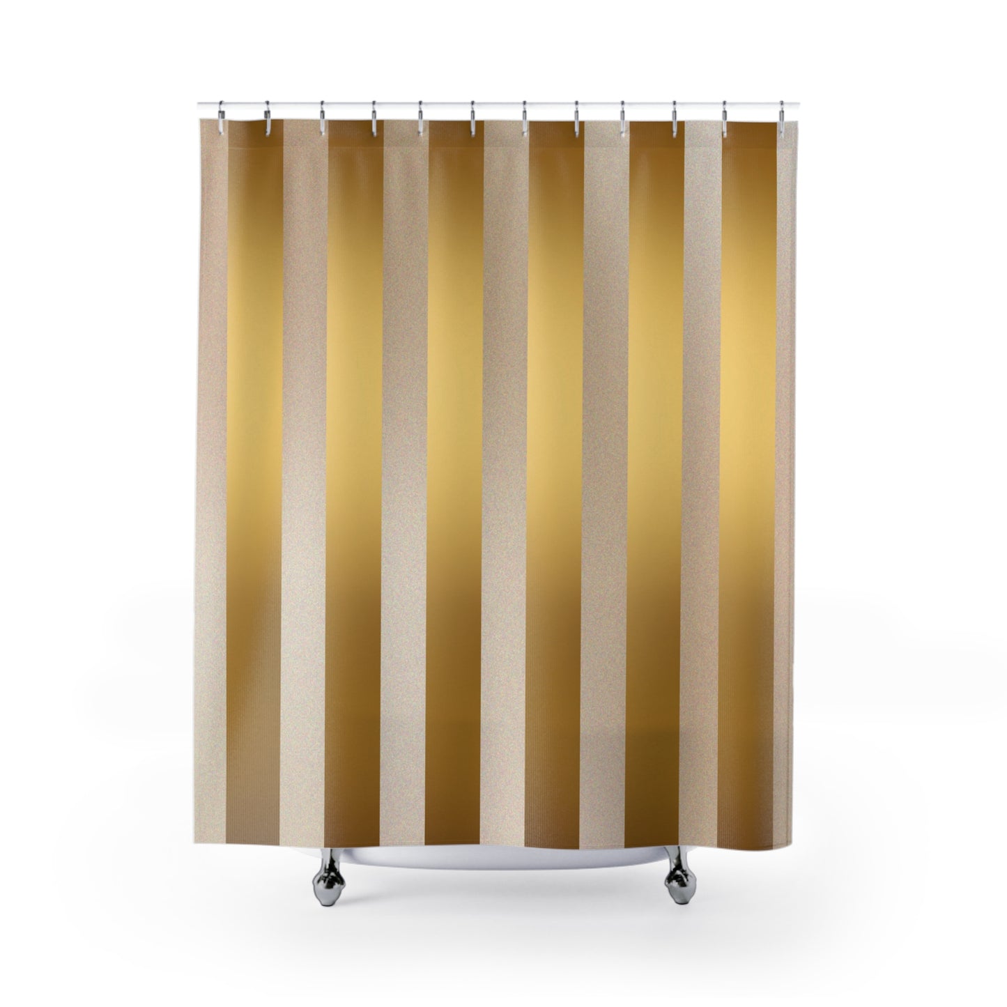 Golden Horizon Shower Curtains