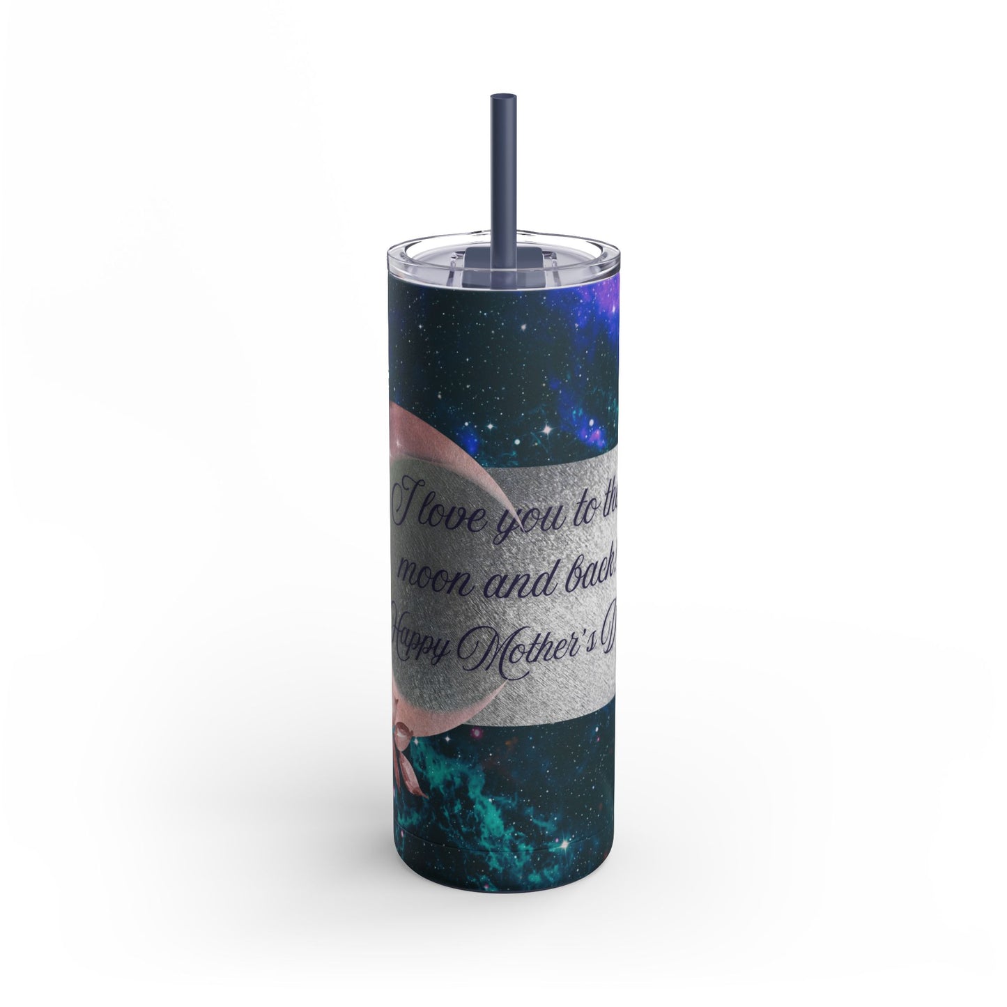"I Love You to the Moon" Maars Maker Skinny Matte Tumbler, 20oz