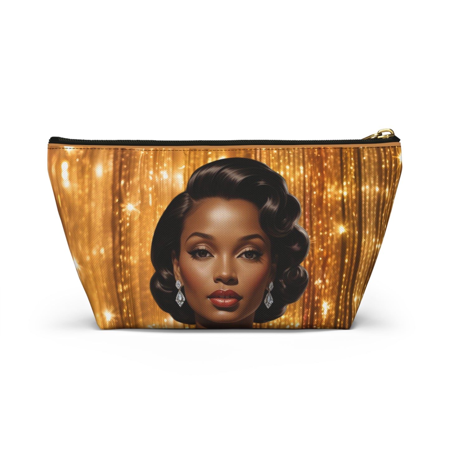 Retro Glam Girl "Diana" Accessory Pouch w T-bottom