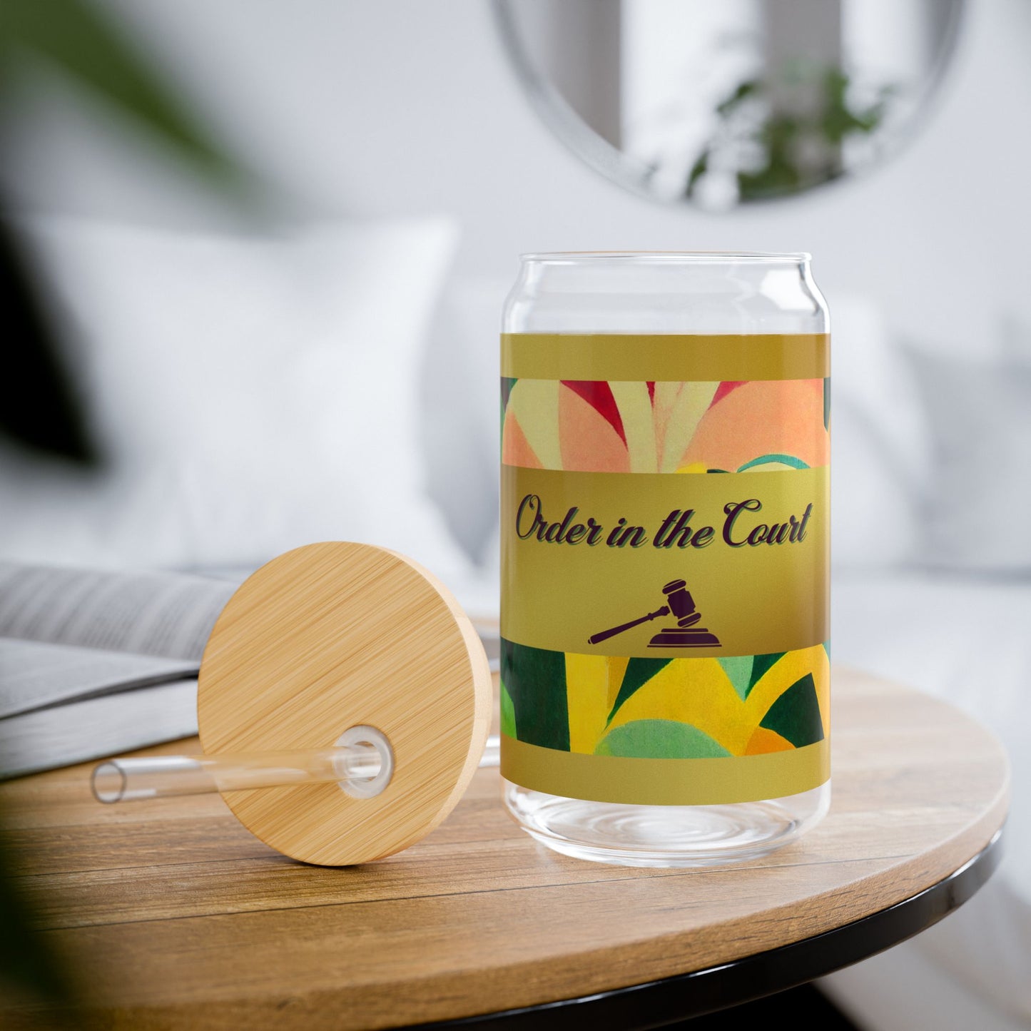 Order in the Court Sipper Glass, 16oz
