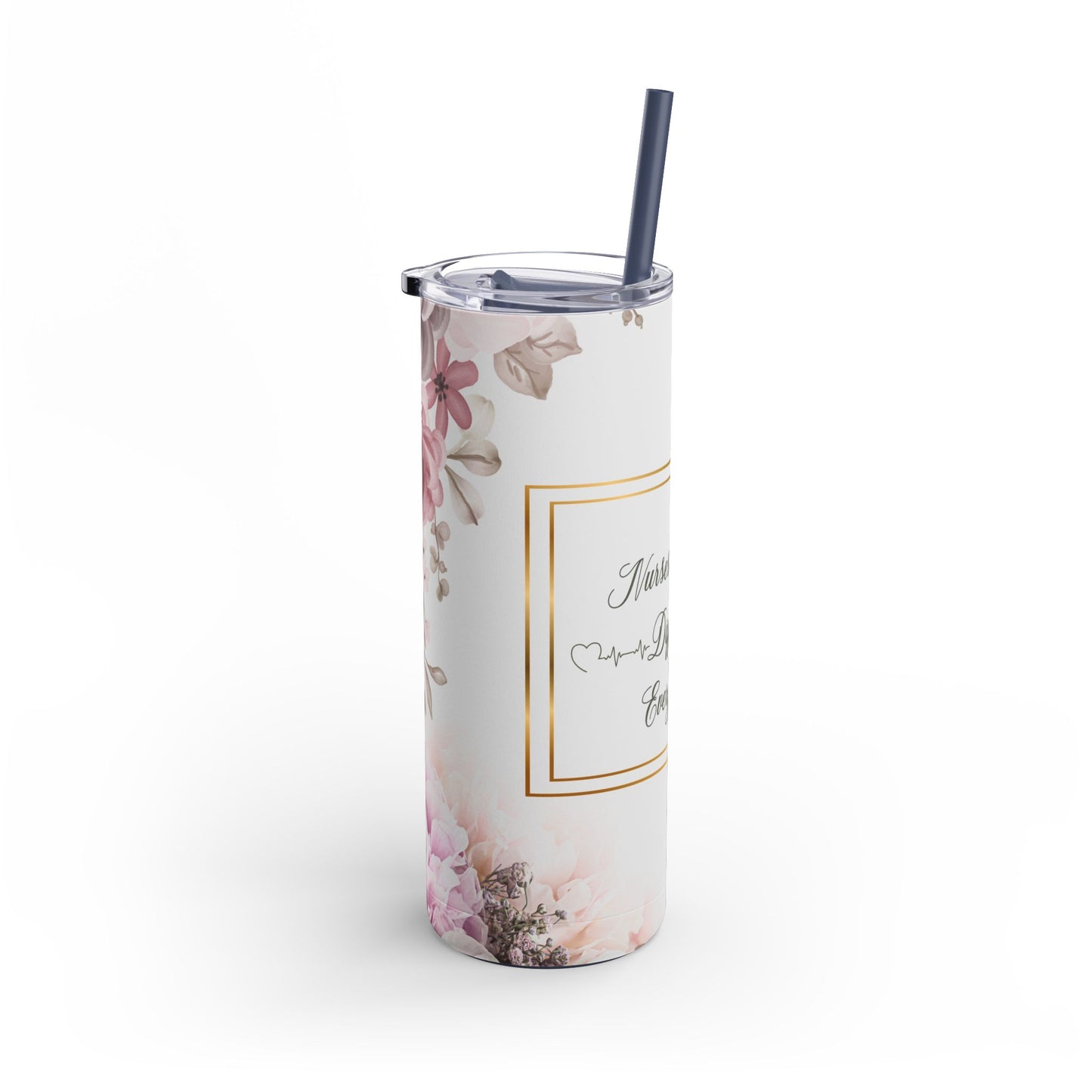 Nurses Make a Difference Maars Maker Skinny Matte Tumbler, 20oz