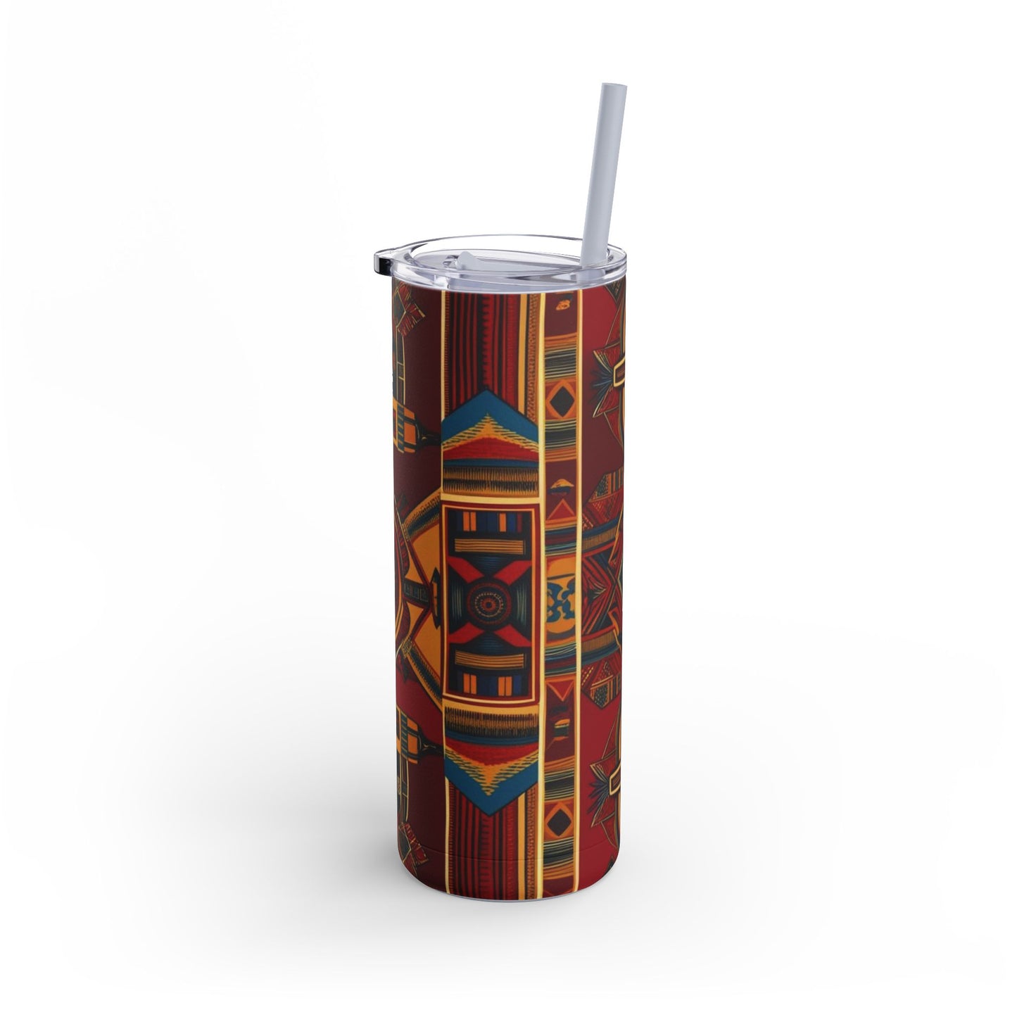 African Canvas 1 Maars Maker Skinny Matte Tumbler, 20oz