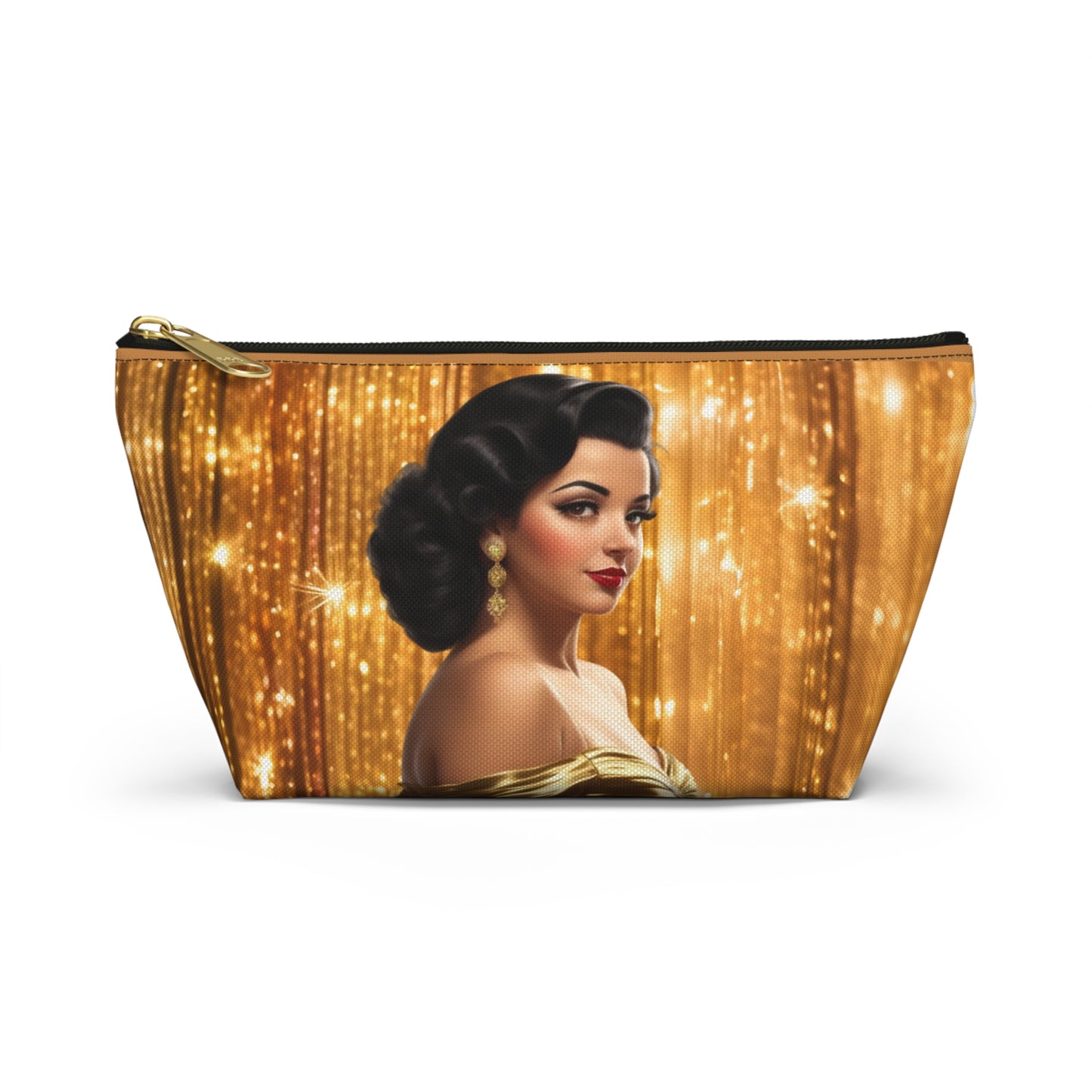 Retro Glam Girl "Ana Maria" Accessory Pouch w T-bottom