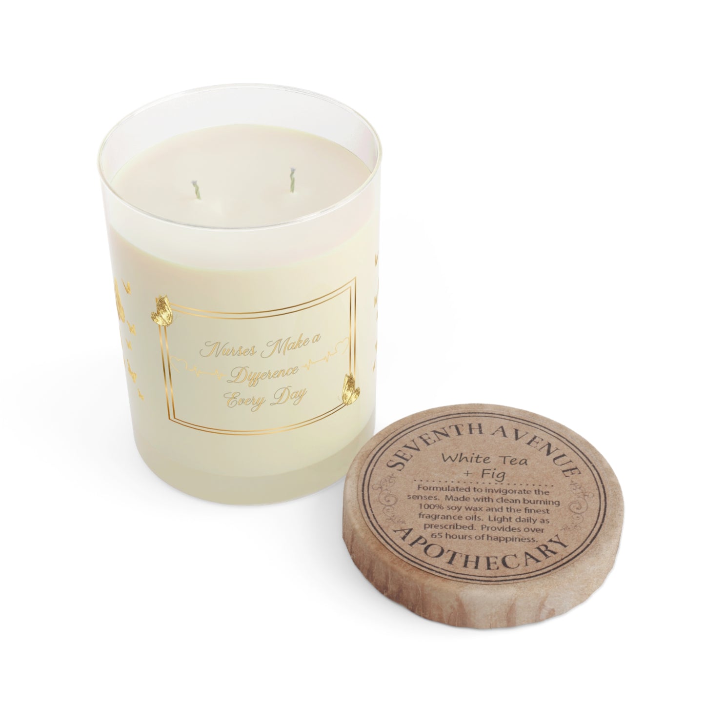 Nurses Make a Difference Scented Candles Collection - Full Glass, 11oz