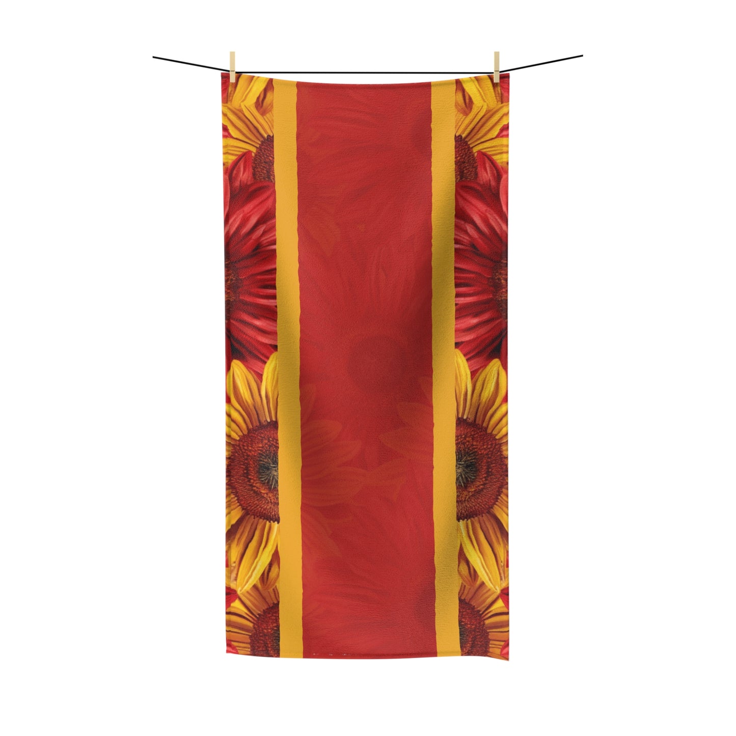 Crimson Gold Polycotton Towel
