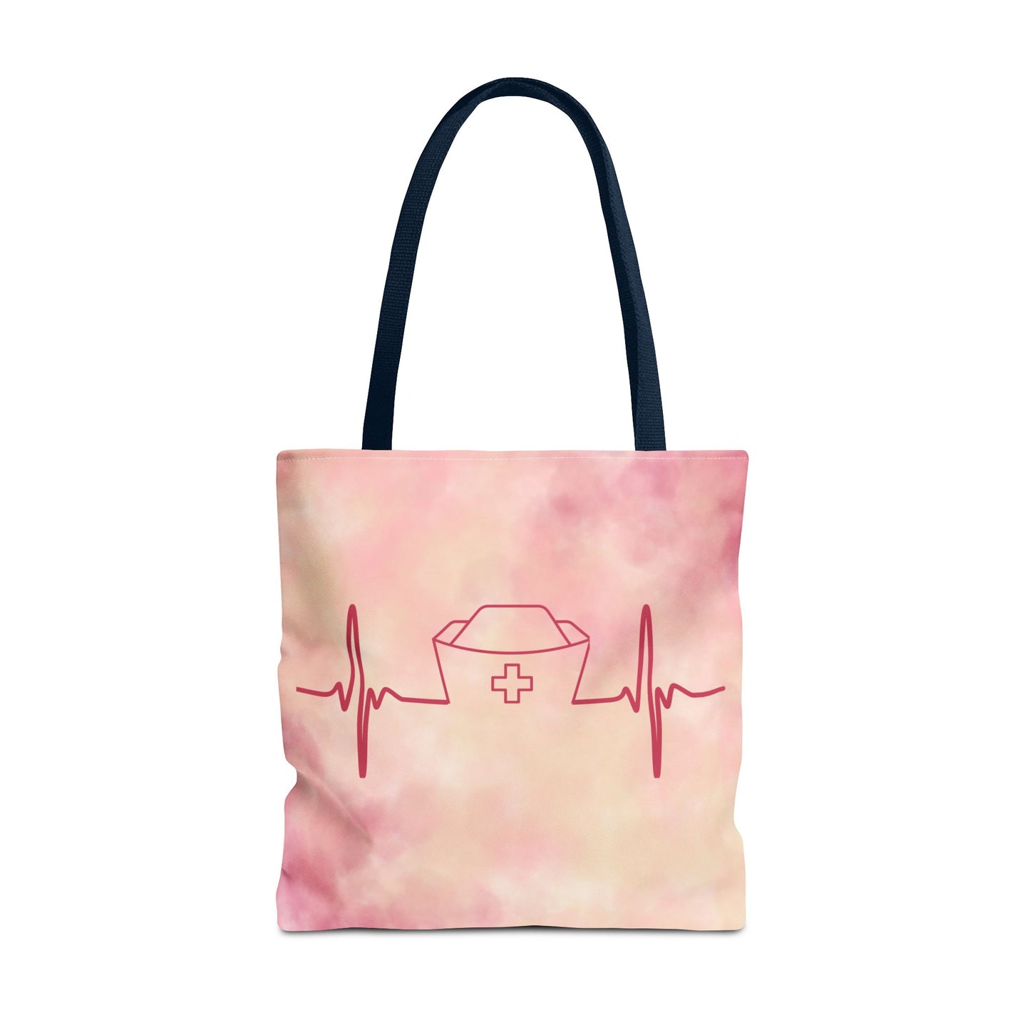 Nurse Heartbeat Tote Bag (AOP)