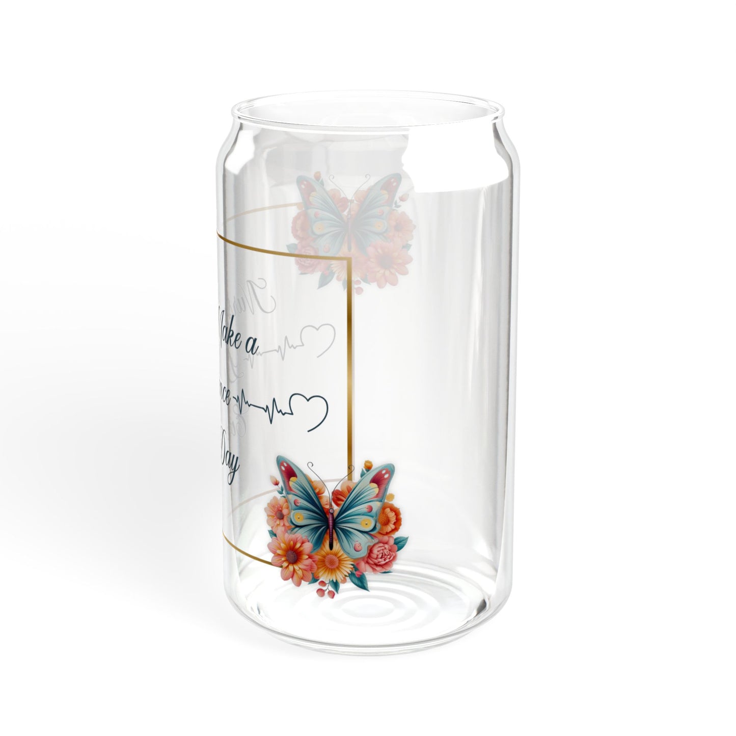 Nurses Make a Difference 2 Sipper Glass, 16oz