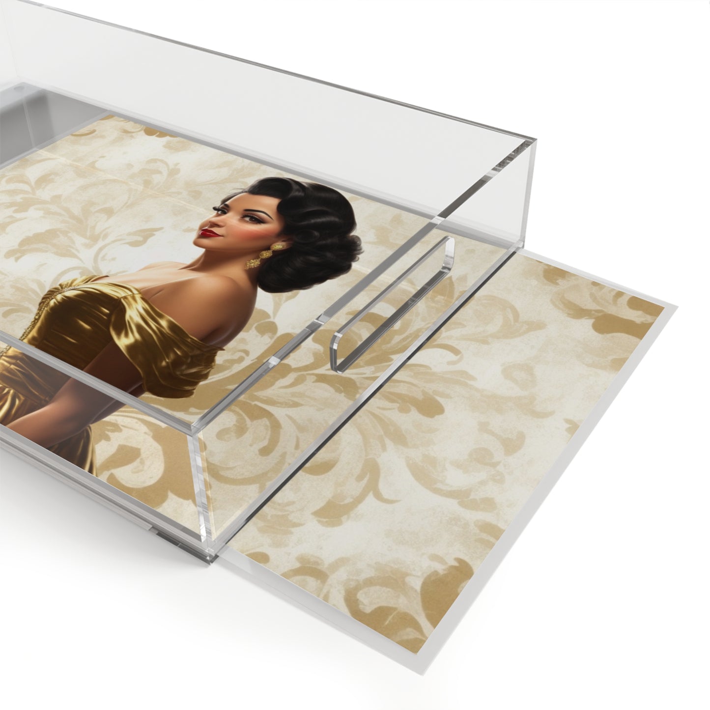 Retro Glam Girls "Ana Maria" Acrylic Serving Tray