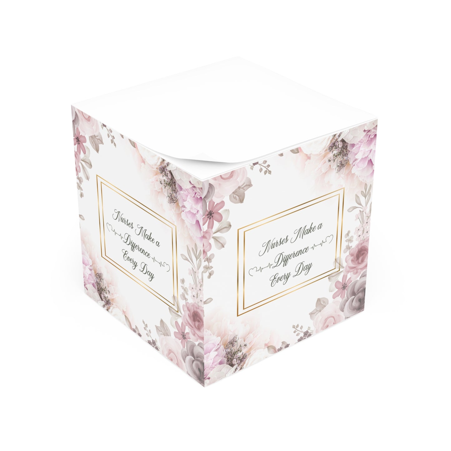 Nurses Make a Difference Note Cube