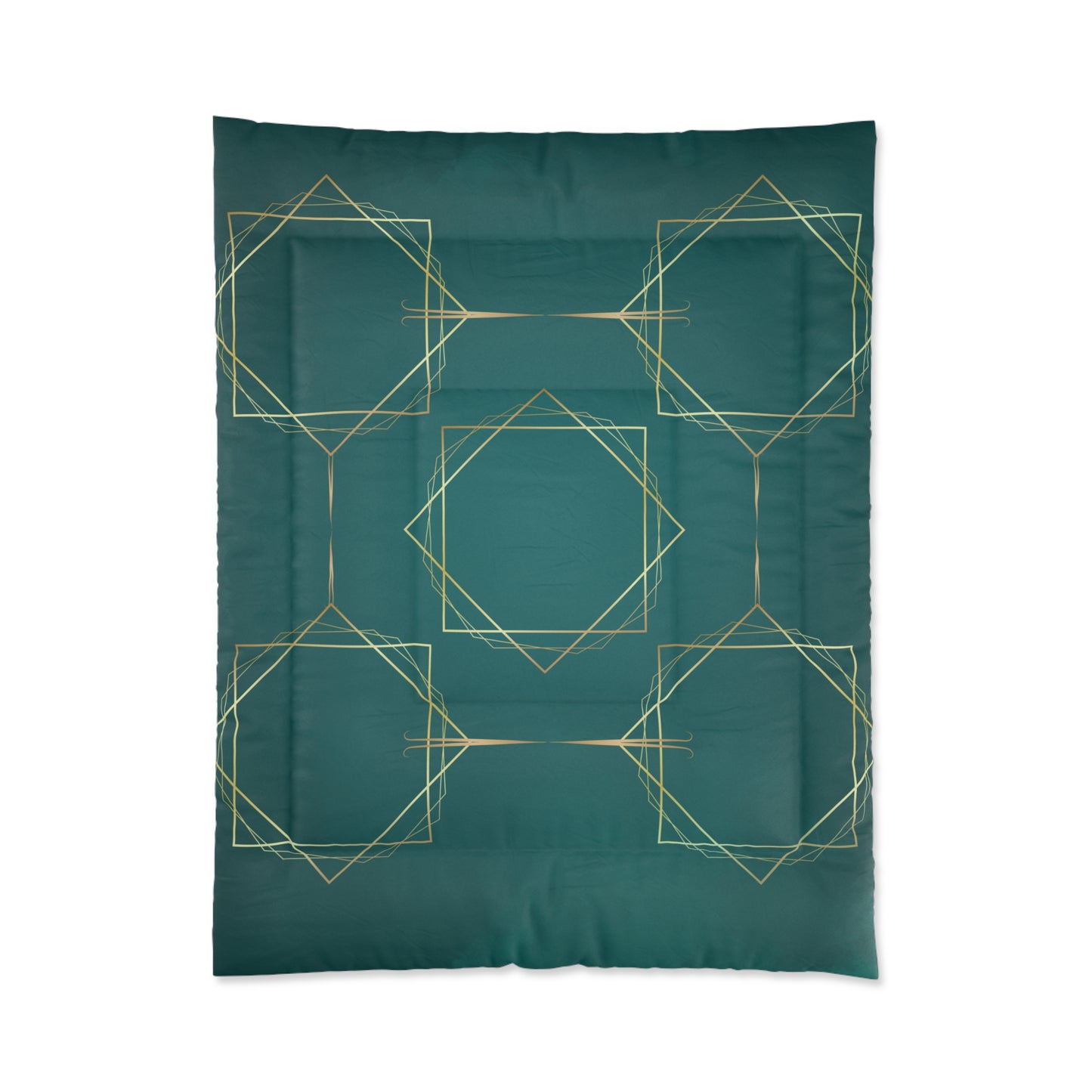 Gilded Elegance (Dark Teal) Comforter