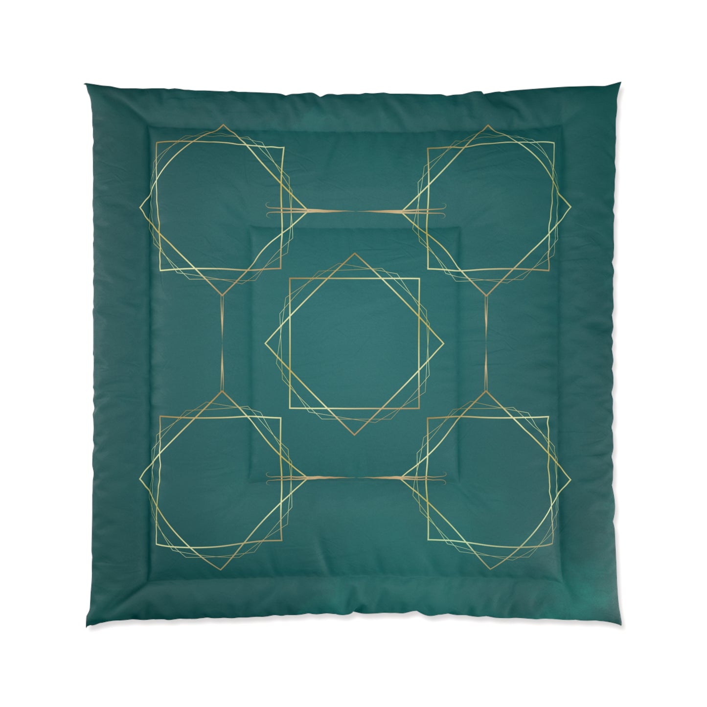 Gilded Elegance (Dark Teal) Comforter