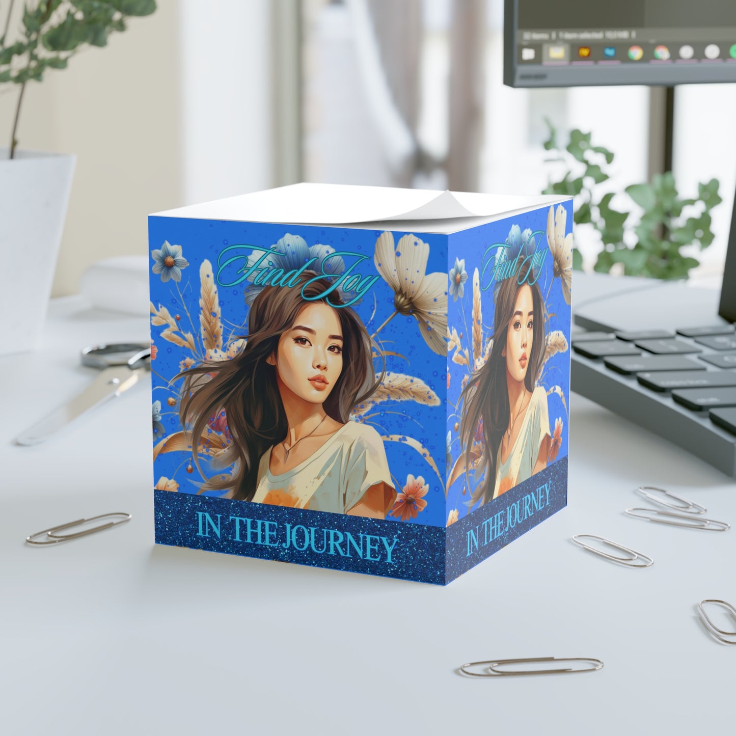 Find Joy 4 Note Cube