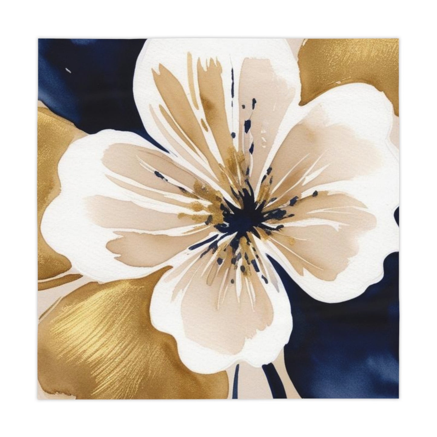 Abstract Floral Tablecloth