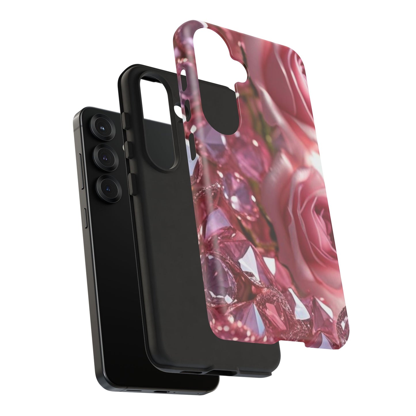 Pink Diamonds & Petals Tough Cases