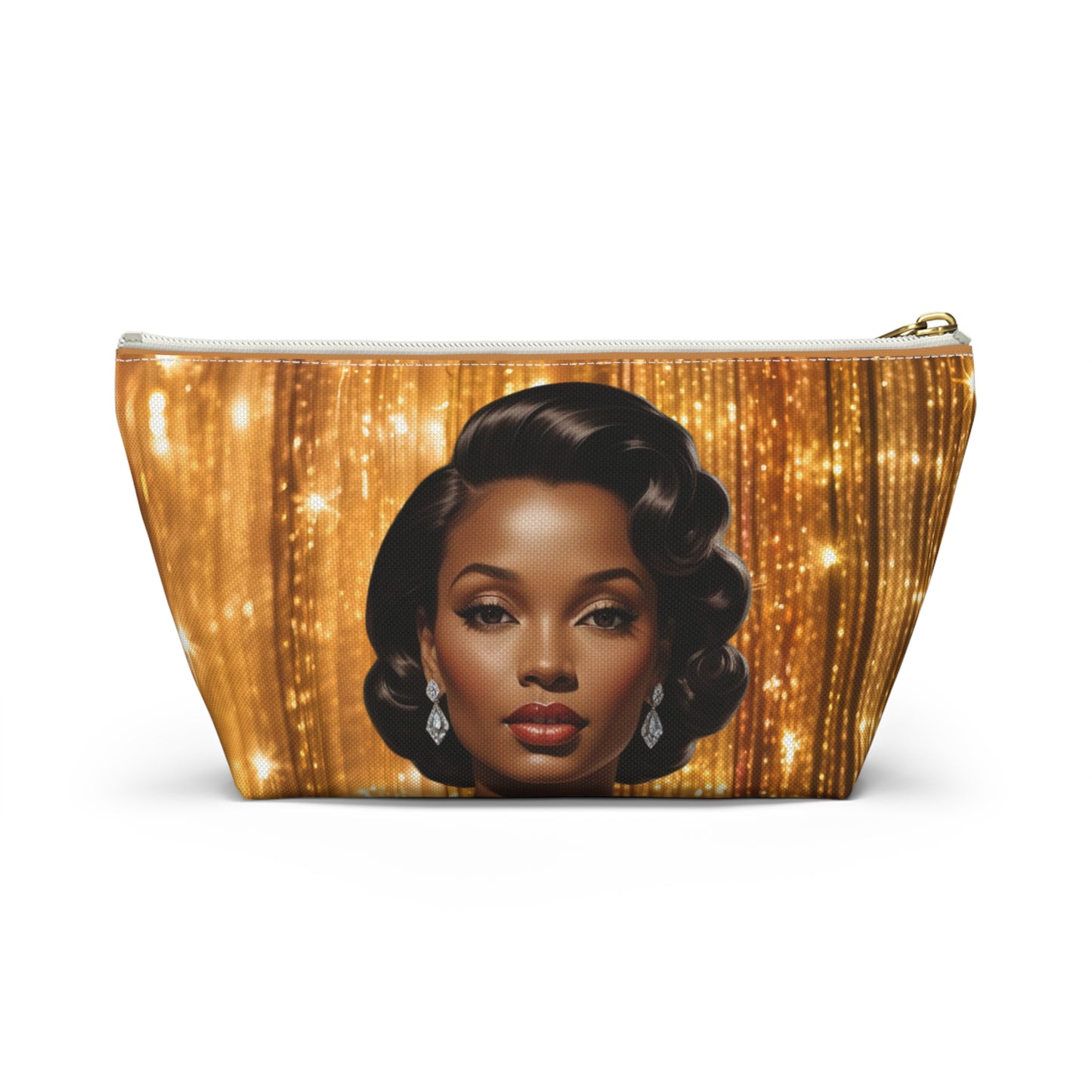 Retro Glam Girl "Diana" Accessory Pouch w T-bottom