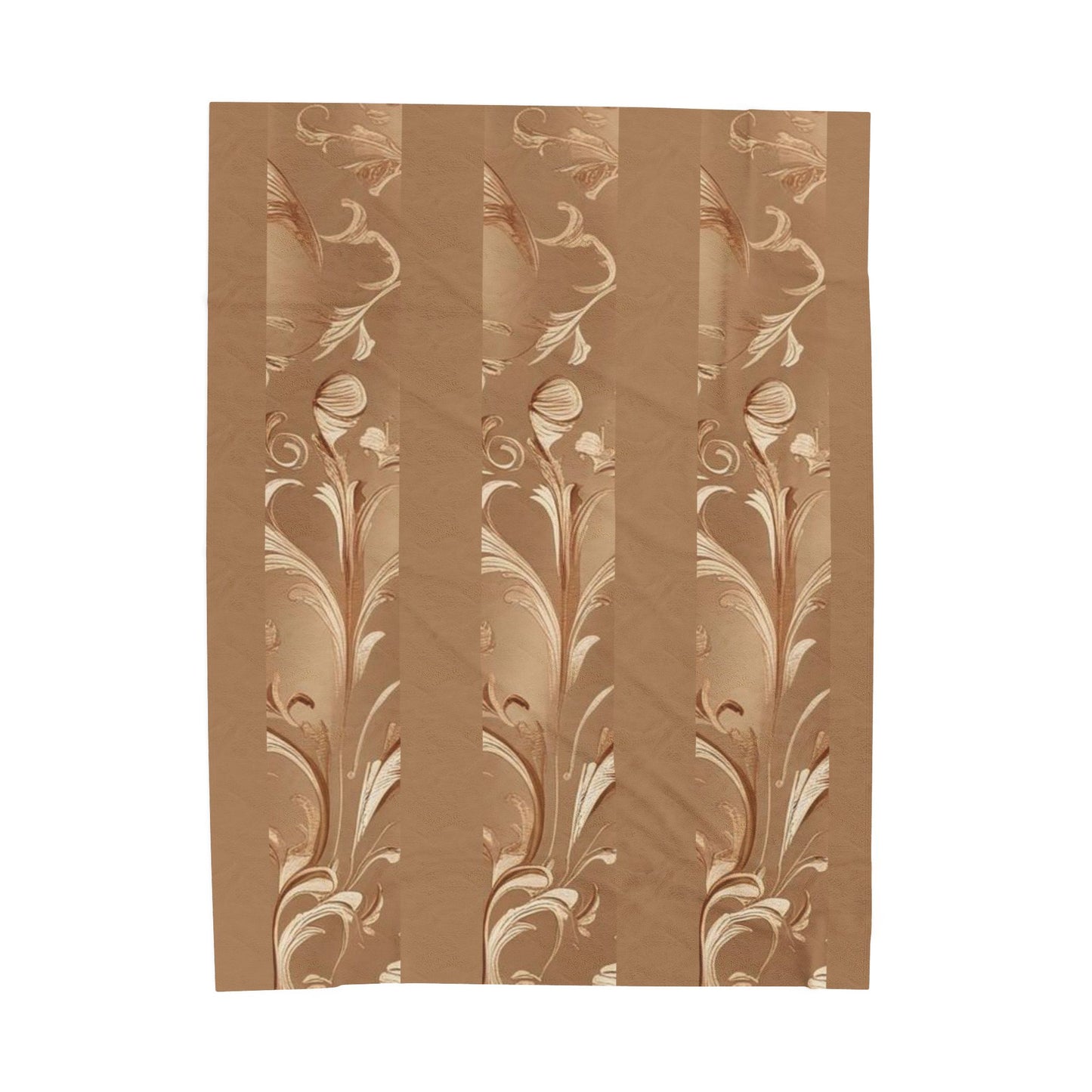 Mocha Bliss Velveteen Plush Blanket