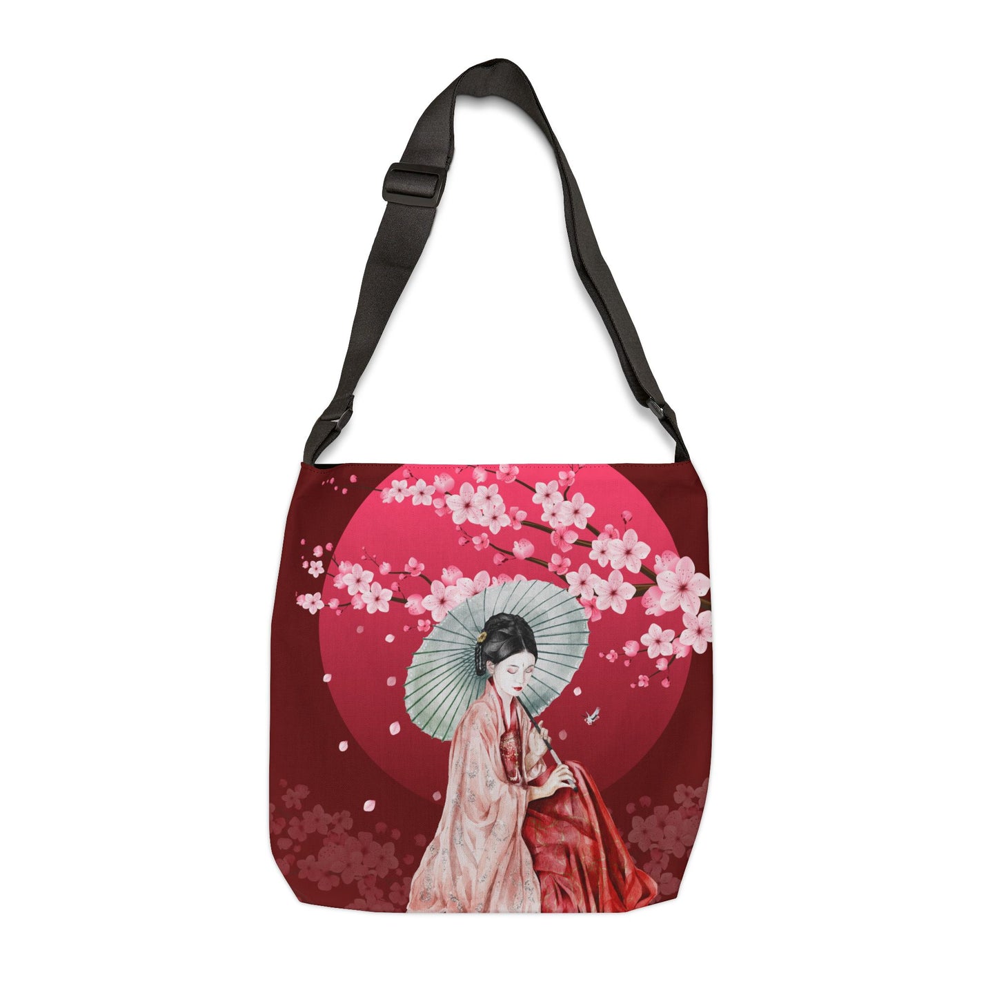 Cherry Blossoms Cherry Moon Adjustable Tote Bag (AOP)