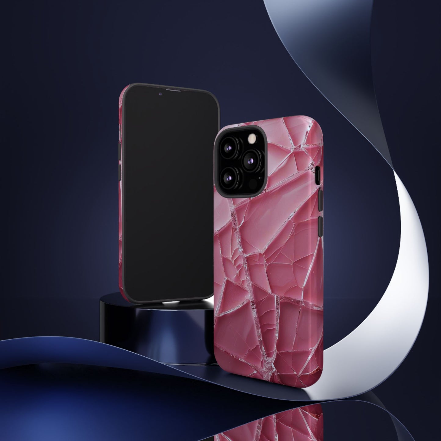 Crack'd (Pink) Tough Cases