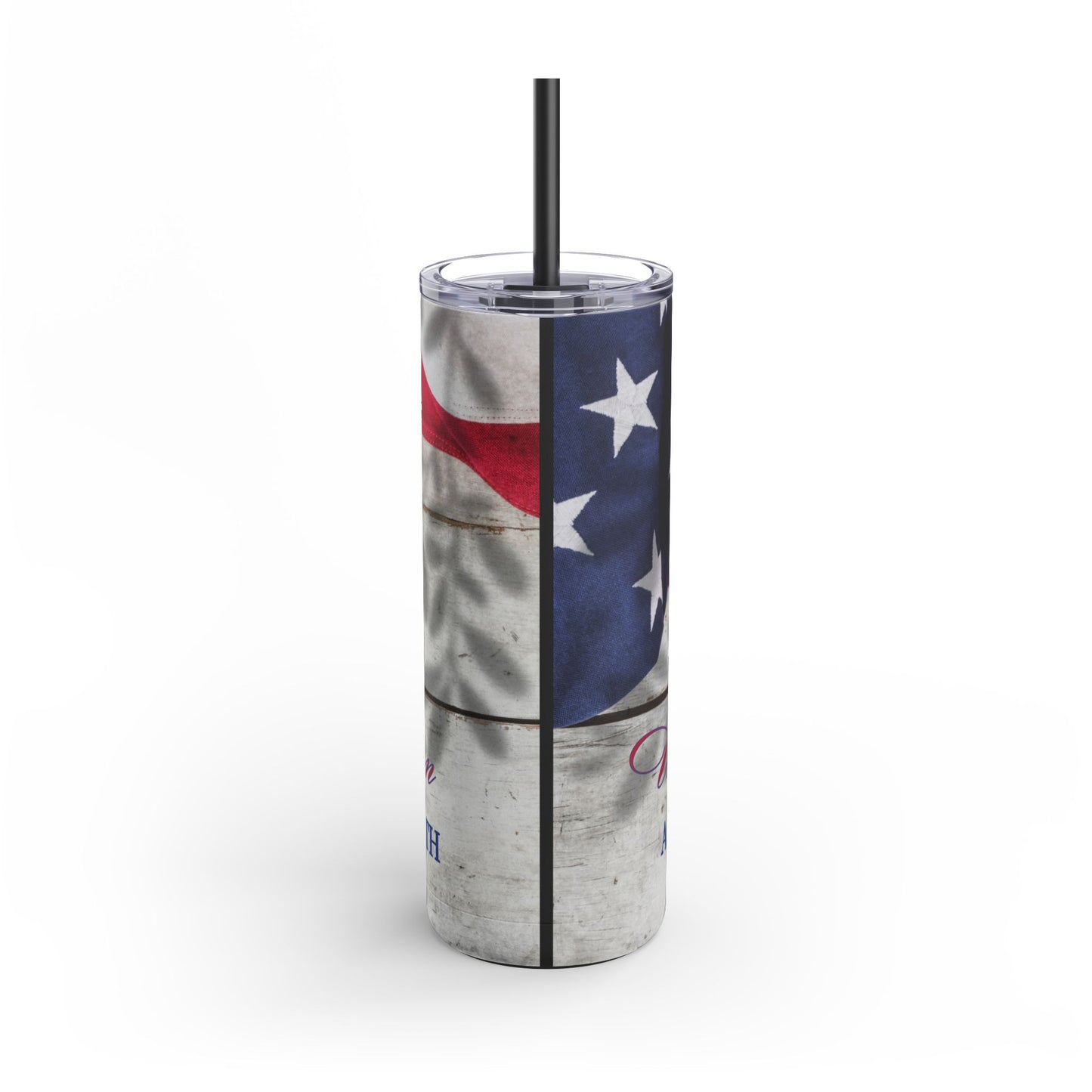 Woman Veteran Maars Maker Skinny Matte Tumbler, 20oz
