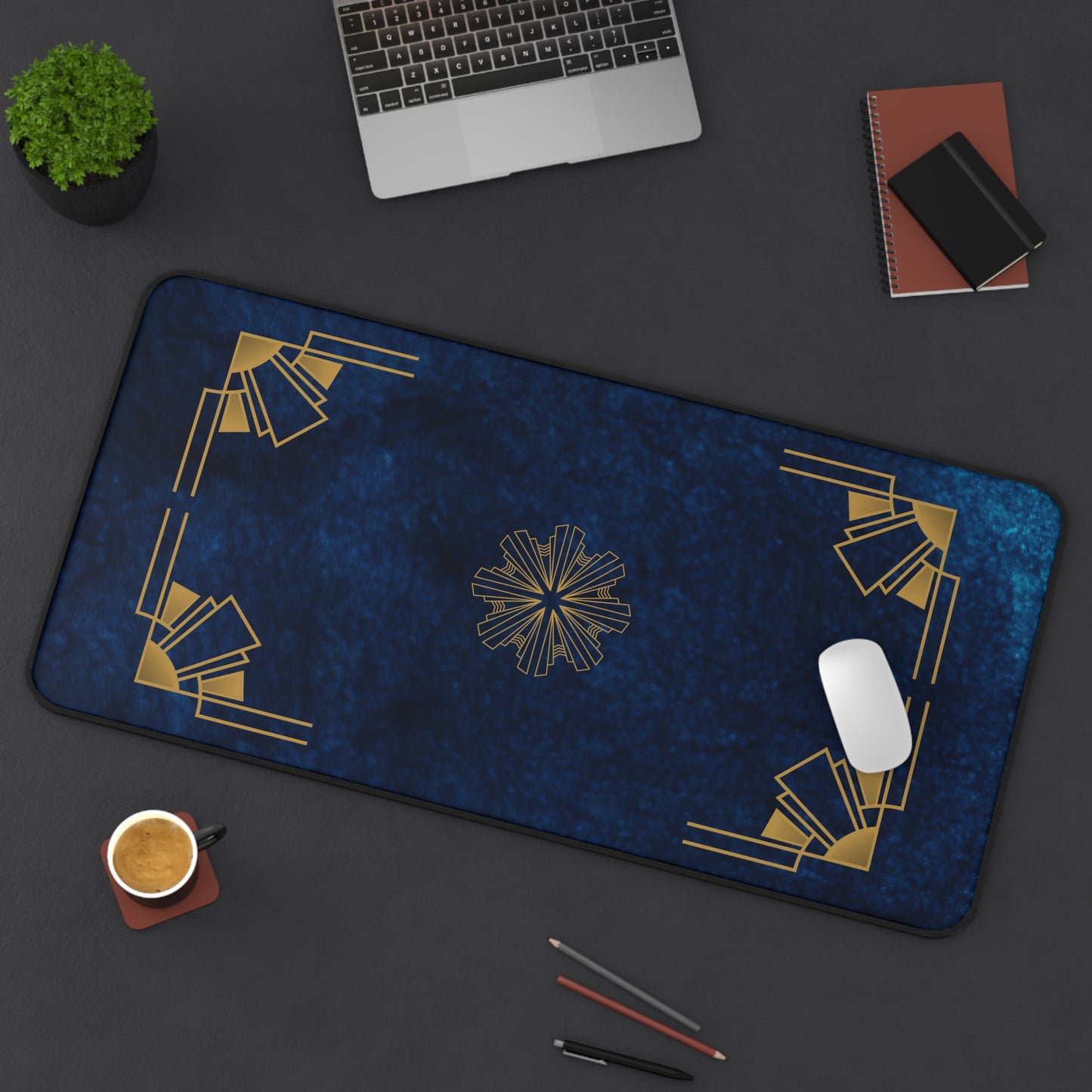 Midnight Luxe (Cobalt Blue) Desk Mat