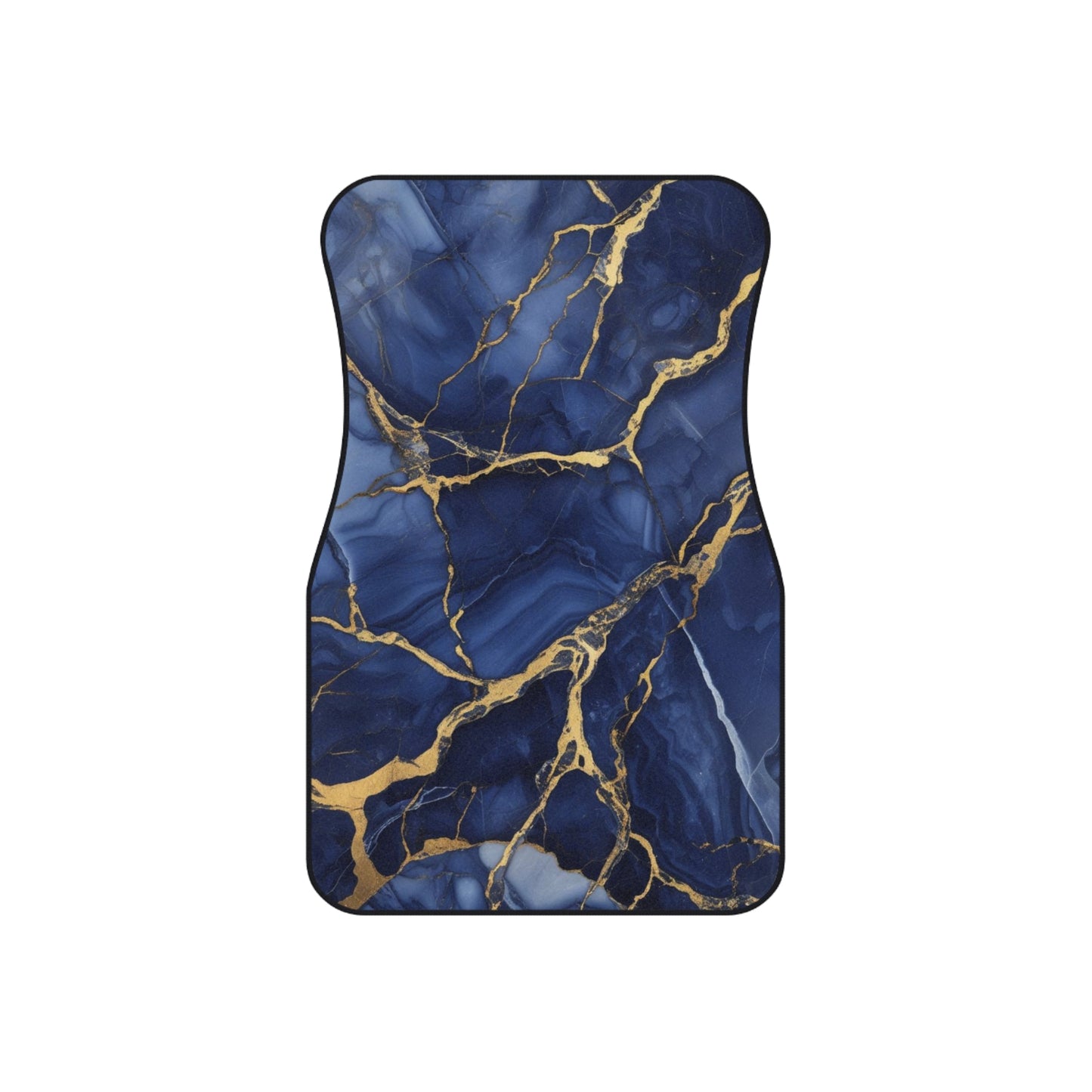 Indigo Marble Car Mats (Set of 4)