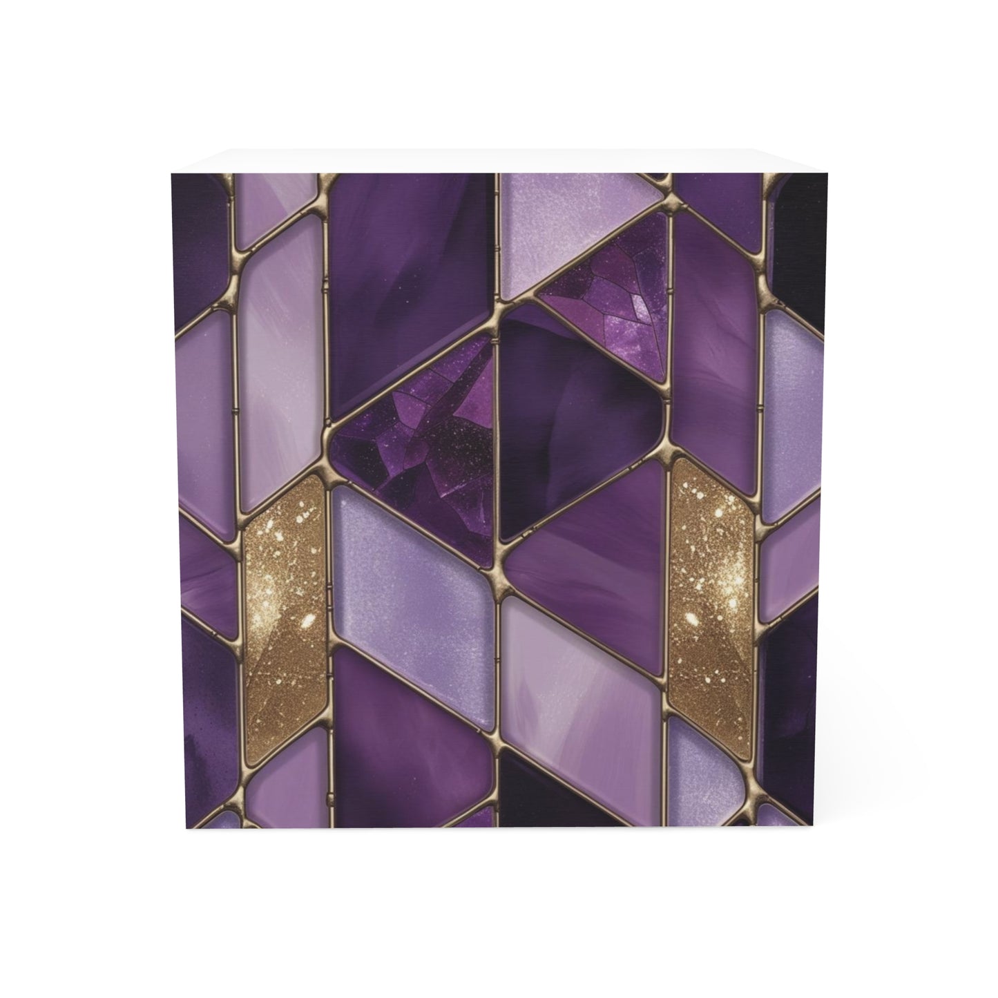 Amethyst Mosaic Note Cube