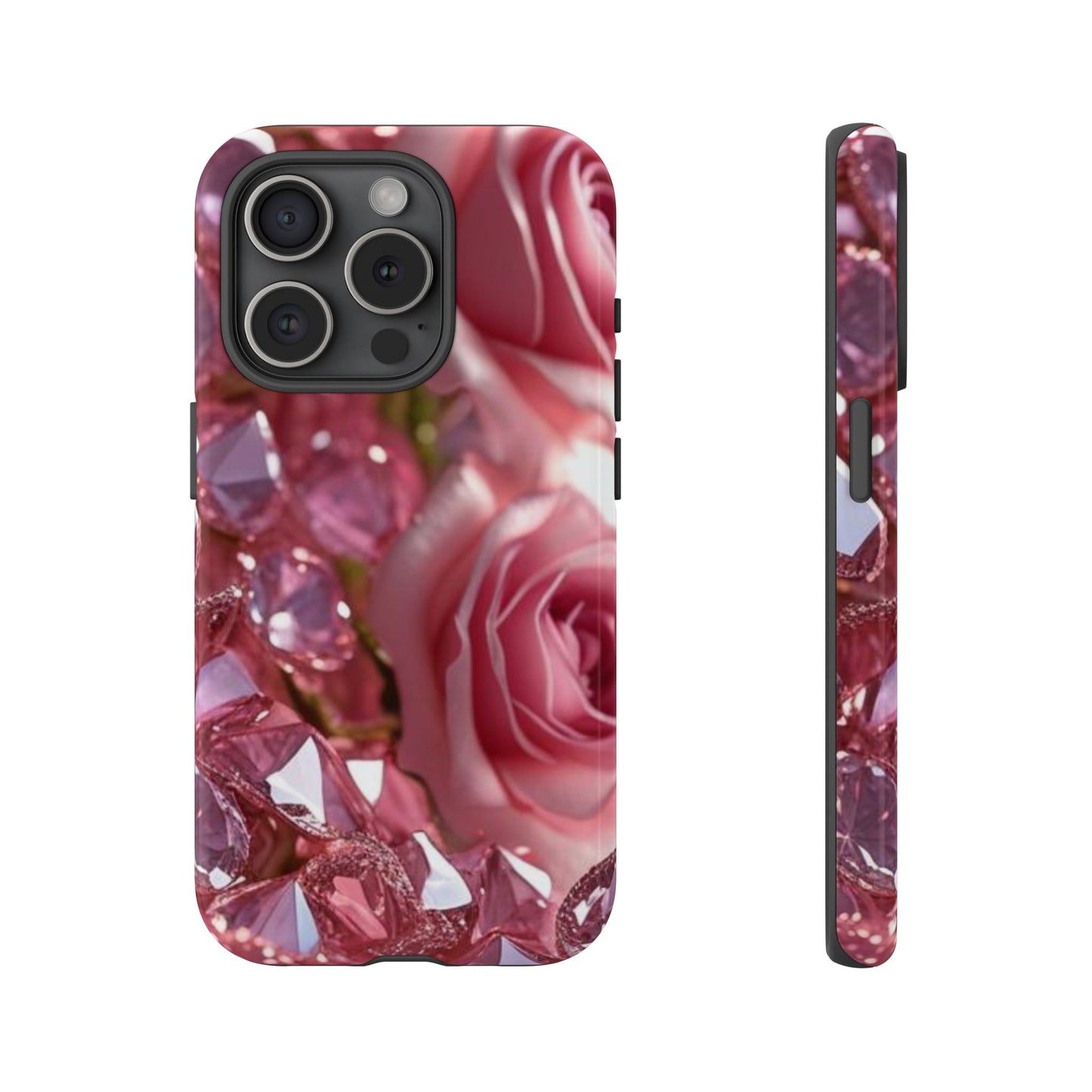 Pink Diamonds & Petals Tough Cases