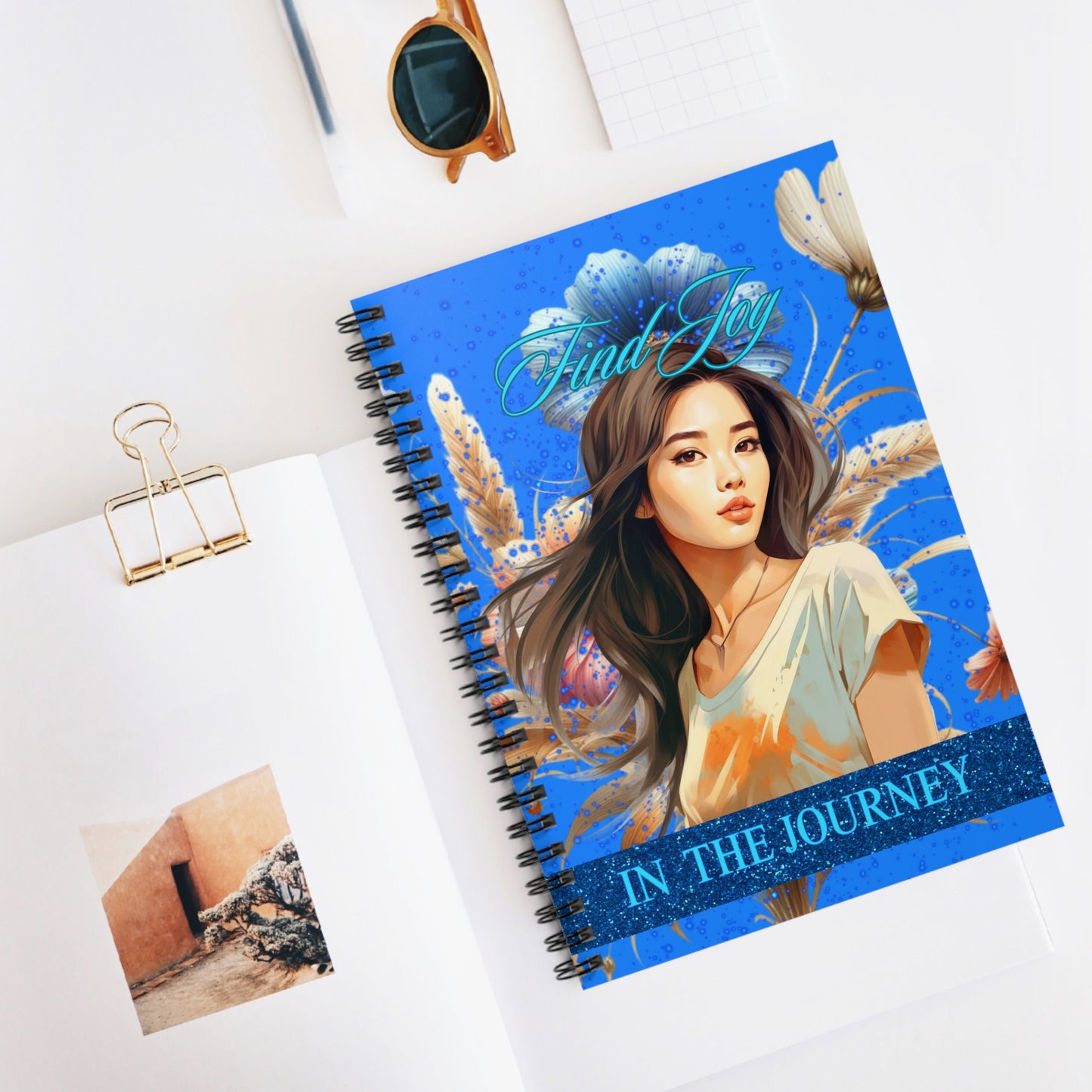 Find Joy 4 Spiral Notebook - Ruled Line