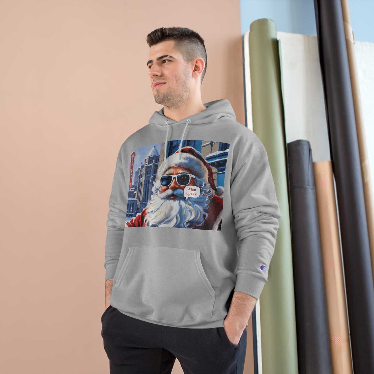 Motor City Santa Champion Hoodie