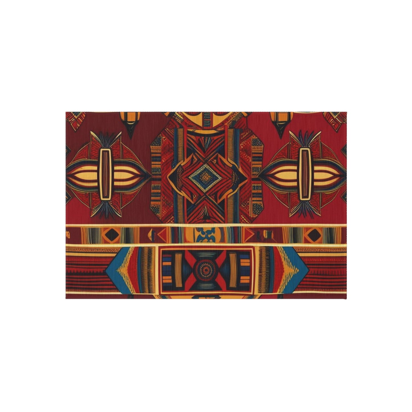 African Canvas Outdoor Rug