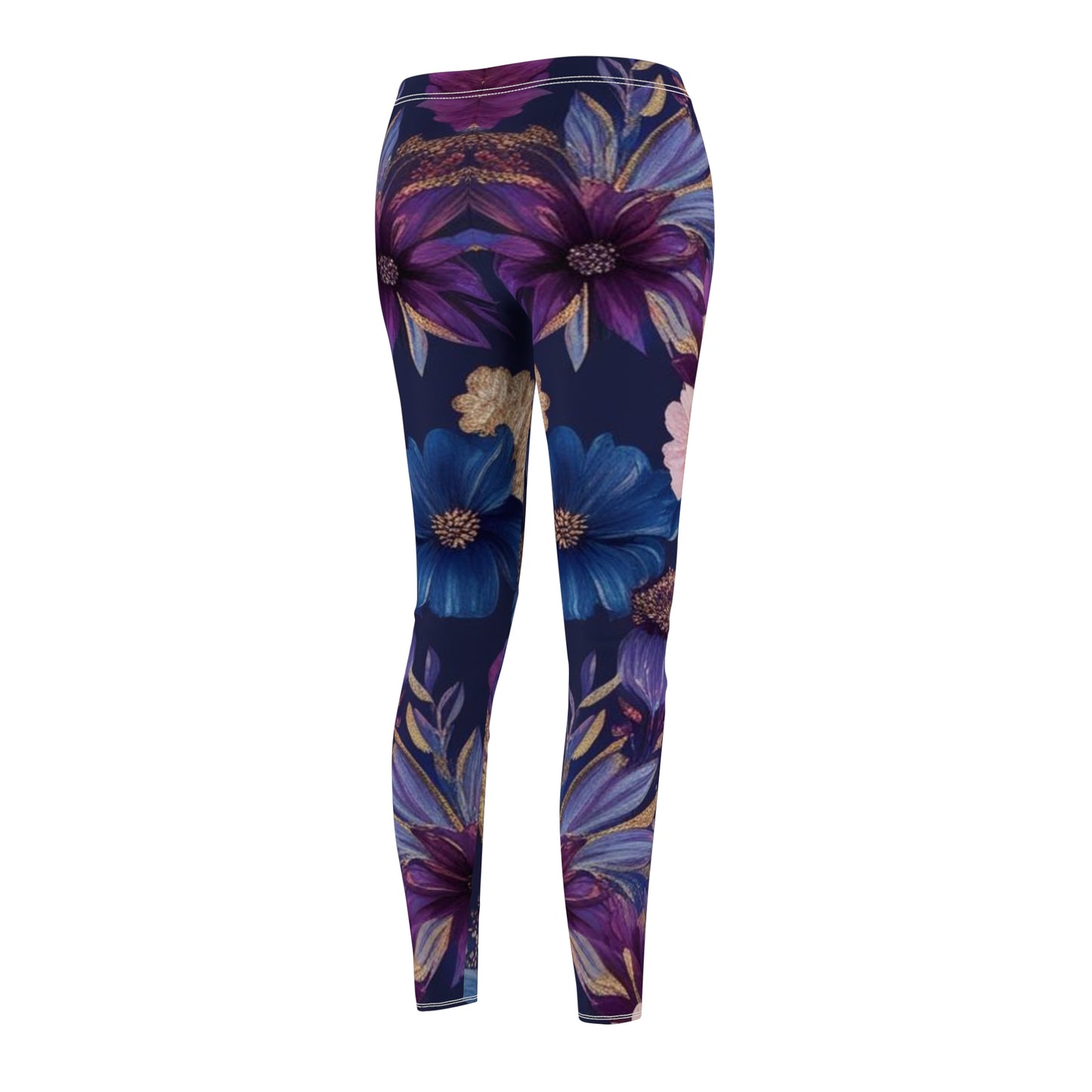 Floral Women's Cut & Sew Casual Leggings (AOP)