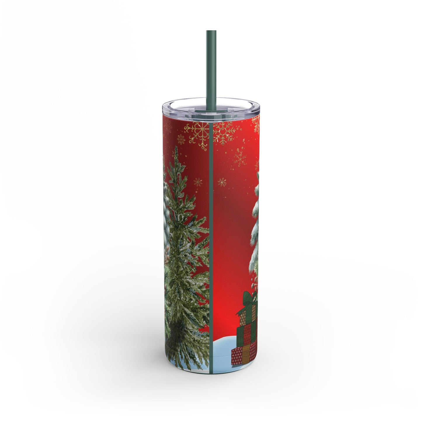 Merry Christmas Maars Maker Skinny Matte Tumbler, 20oz