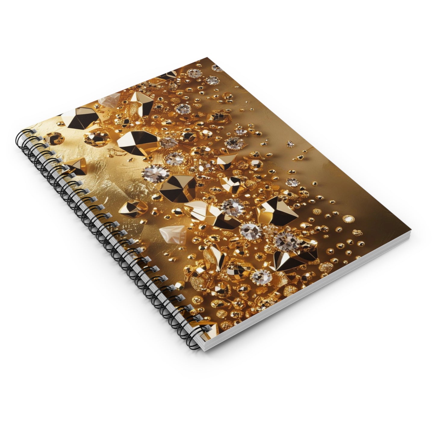 Golden Rush Spiral Notebook - Ruled Line