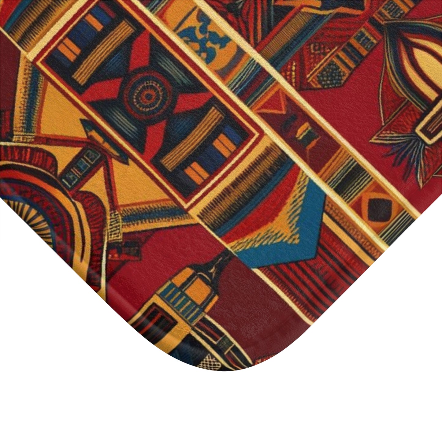 African Canvas Bathmat