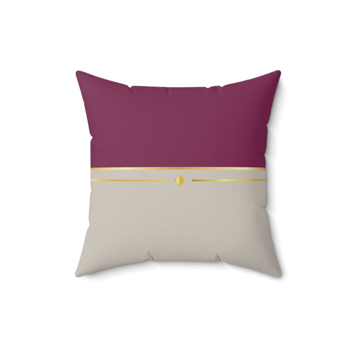 Fuchsia & Taupe Haven Faux Suede Square Pillow