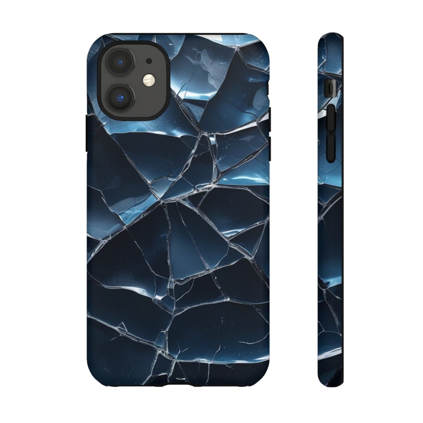 Crack'd (Dark Blue) Tough Cases